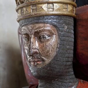 Oak effigy of Robert, Duke of Normandy, died 1134, son of William the Conqueror