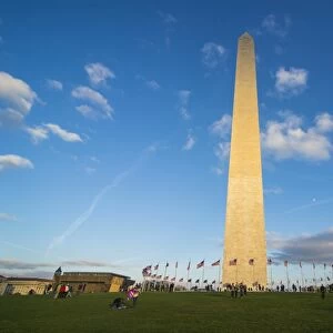 Obelisk of the Washington Monument at the Mall, Washington, District of Columbia