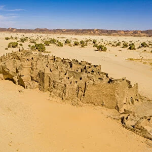 Old abandoned fort in Djado, Tenere Desert, Sahara, Niger, Africa
