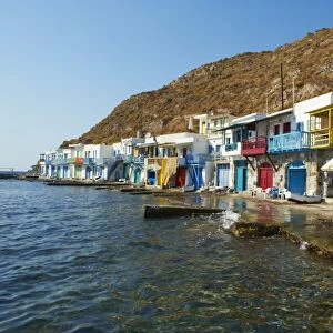 Old fishing village of Klima, Milos, Cyclades Islands, Greek Islands, Aegean Sea