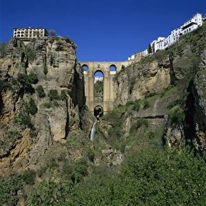 Old town and Puente Nuevo, Ronda, Andalucia, Spain, Europe
