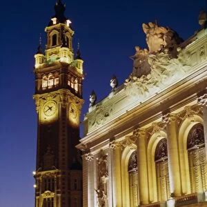 Opera and Chamber of Commerce, Lille, Nord, France, Europe