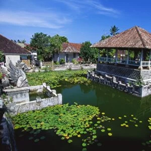 Ornamental Lake, Raja of Karangasem Palace, Amlapura, Bali, Indonesia