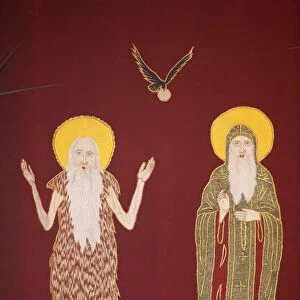 Orthodox Coptic icon, Chatenay-Malabry, Hauts de Seine, France, Europe