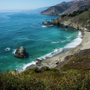 Overlook over the Big Sur, California, USA