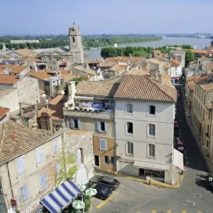 Overview of the city of Arles, Bouches-du-Rhone, Provence, France, Europe
