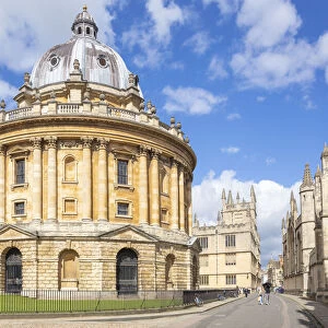 Oxford University Radcliffe Camera, Radcliffe Square, Catte Street, Oxford, Oxfordshire, England, United Kingdom, Europe