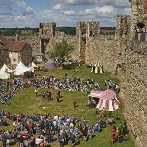 Pageantry festival at Framlingham Castle, Framlingham, Suffolk, England, United Kingdom