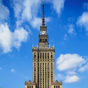 Palace of Culture and Science, City Centre, Warsaw, Masovian Voivodeship, Poland, Europe
