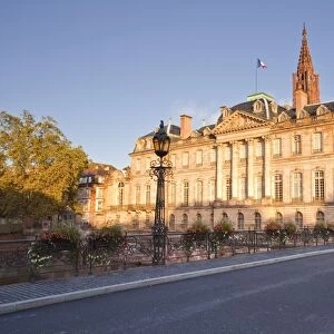 The Palais Rohan, one of the most important buildings in the city of Strasbourg, Bas-Rhin, Alsace, France, Europe