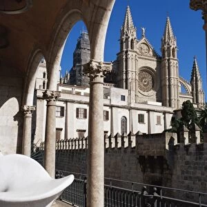 Palma Cathedral seen from Palau March