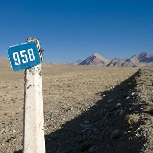 The Pamir highway, the Pamirs, Tajikistan, Central Asia