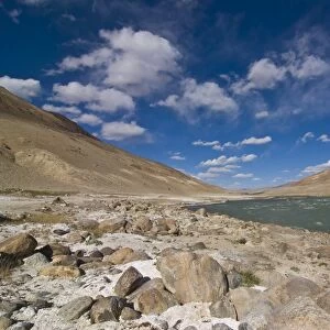 The Pamir River, Tajikistan, Central Asia