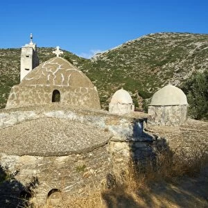 Panagia Drossiani, Byzantine style church, Moni, Naxos, Cyclades Islands