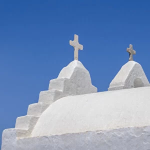 Panagia Paraportiani church in Mykonos Old Town, Mykonos, The Cyclades, Aegean Sea, Greek Islands, Greece, Europe