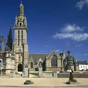 Parish closes, Pleyben, Finistere, Brittany, France, Europe