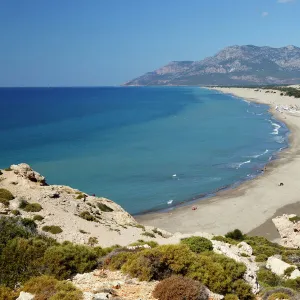 Patara beach, near Kalkan, Lycia, Antalya Province, Mediterranean Coast, Southwest Turkey