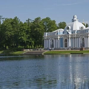 The Pavilion in the grounds of Catherines Palace, St. Petersburg, Russia, Europe