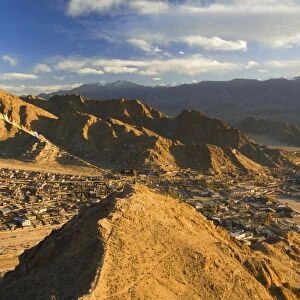 Peak of Victory and the town of Leh
