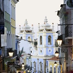 The Pelourinho area in the historical centre of Salvador, UNESCO World Heritage Site