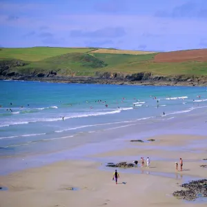 Pentire Point, Polzeath, Cornwall, England, UK