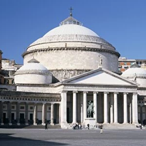 Piazza del Plebiscito and San Francesco di Paola church
