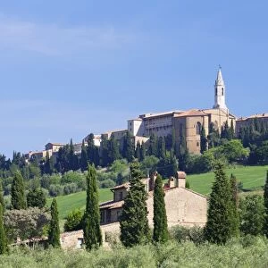 Pienza, Val d Orcia (Orcia Valley), UNESCO World Heritage Site, Siena Province, Tuscany