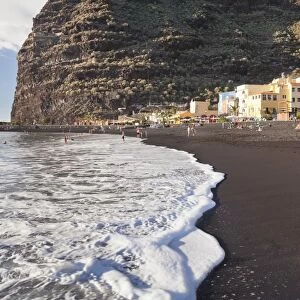 Playa del Puerto Beach of Puerto de Tazacorte, La Palma, Canary Islands, Spain, Atlantic