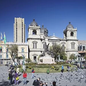Plaza Pedro Murillo, La Paz, Bolivia, South America