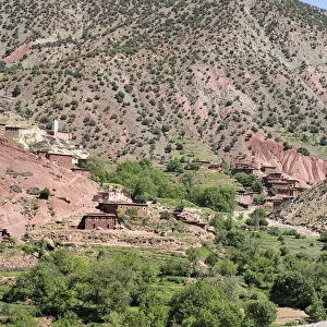 Poor villages in the most remote valleys of Morocco, North Africa, Africa