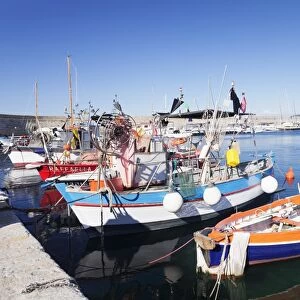 Port of Marciana Marina with fishing boats, Marciana marina, Island of Elba, Livorno Province