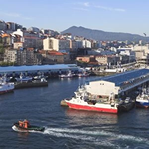 The Port of Vigo, the largest fishing port in Europe, Galicia, Spain, Europe