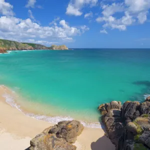 Porthcurno beach, Cornwall, England, United Kingdom, Europe