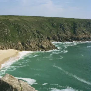 Porthcurno Cove, Cornwall, England, United Kingdom, Europe