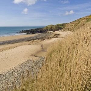 Porthor (Porth Oer) beach, where the sand whistles due to the unique shape of the grains