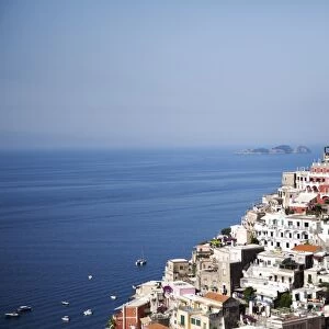 Positano view of the Li Galli island, Costiera Amalfitana, UNESCO World Heritage Site, Campania, Italy, Europe