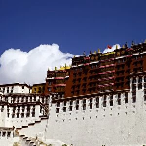 The Potala Palace, UNESCO World Heritage Site, Lhasa, Tibet, China, Asia
