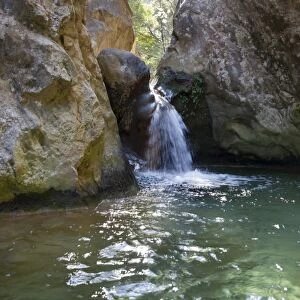 Potami waterfalls, near Karlovassi, Samos, Aegean Islands, Greece