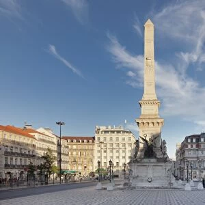 Praca dos Restauradores, Obelisk, Avenida da Liberdade, Lisbon, Portugal, Europe