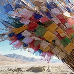 Prayer flags, Tibet, China, Asia