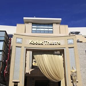 Preparations for Academy Awards, Kodak Theatre, Hollywood Boulevard, Los Angeles
