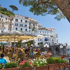 Promenade, Amalfi, Amalfi Coast, UNESCO World Heritage Site, Campania, Italy, Europe