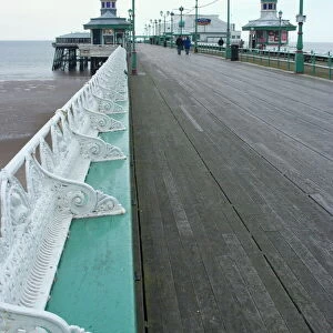 Promenade off North Pier, Blackpool, Lancashire, England, United Kingdom, Europe