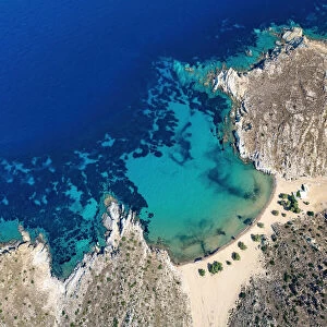 Psili Ammos Beach, Patmos, Greek Islands, Greece, Europe
