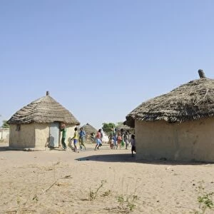Pular tribal village, Sounth Badone, Senegal, West Africa, Africa