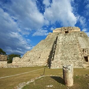 Pyramid of the Magician, Mayan archaeological site, Uxmal, UNESCO World Heritage Site
