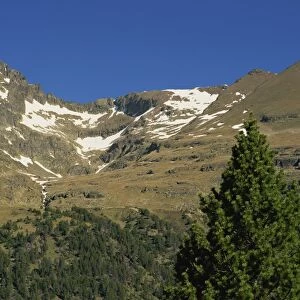 Pyrenees mountain range in Andorra, Europe