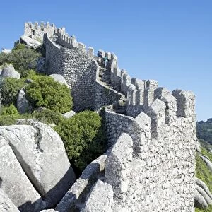 The ramparts of Castelo dos Mouros (Moorish Castle)
