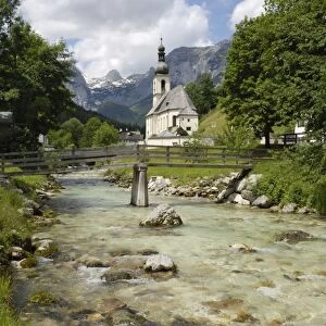Ramsau church, near Berchtesgaden, Bavaria, Germany, Europe