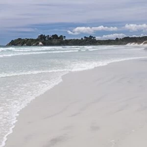 Rarawa Beach, a popular and beautiful white sand beach in Northland Region, North Island